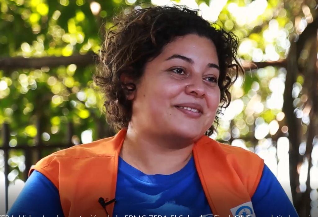 Cristina, a young woman leader and member of her community's civil protection commission. Photo: Plan International October 2020
