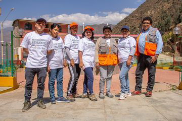 The Resilient Leaders Network, a group of community leaders representing local people, their needs, experience, and knowledge in DRR governance processes in the Rimac Watershed in Peru.